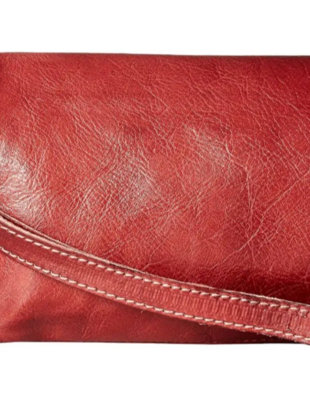 Bed Stu Red Leather Cadence Bag